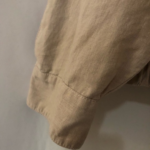 ANTHROPOLOGIE HEI HEI Roman Linen Blend Camo Jacket Size S - Picture 9 of 12